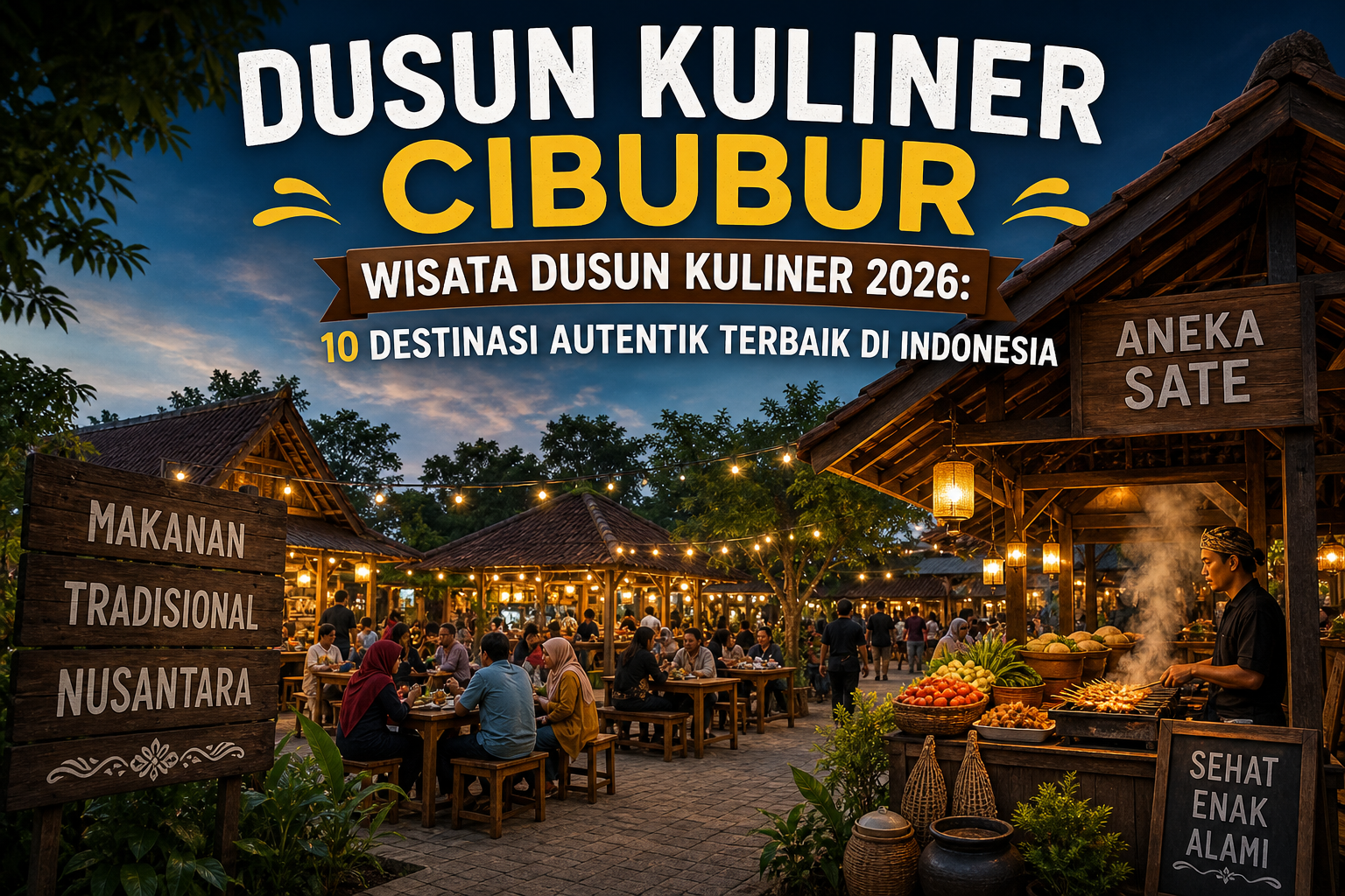 1. Dusun Kuliner Cibubur - dusun