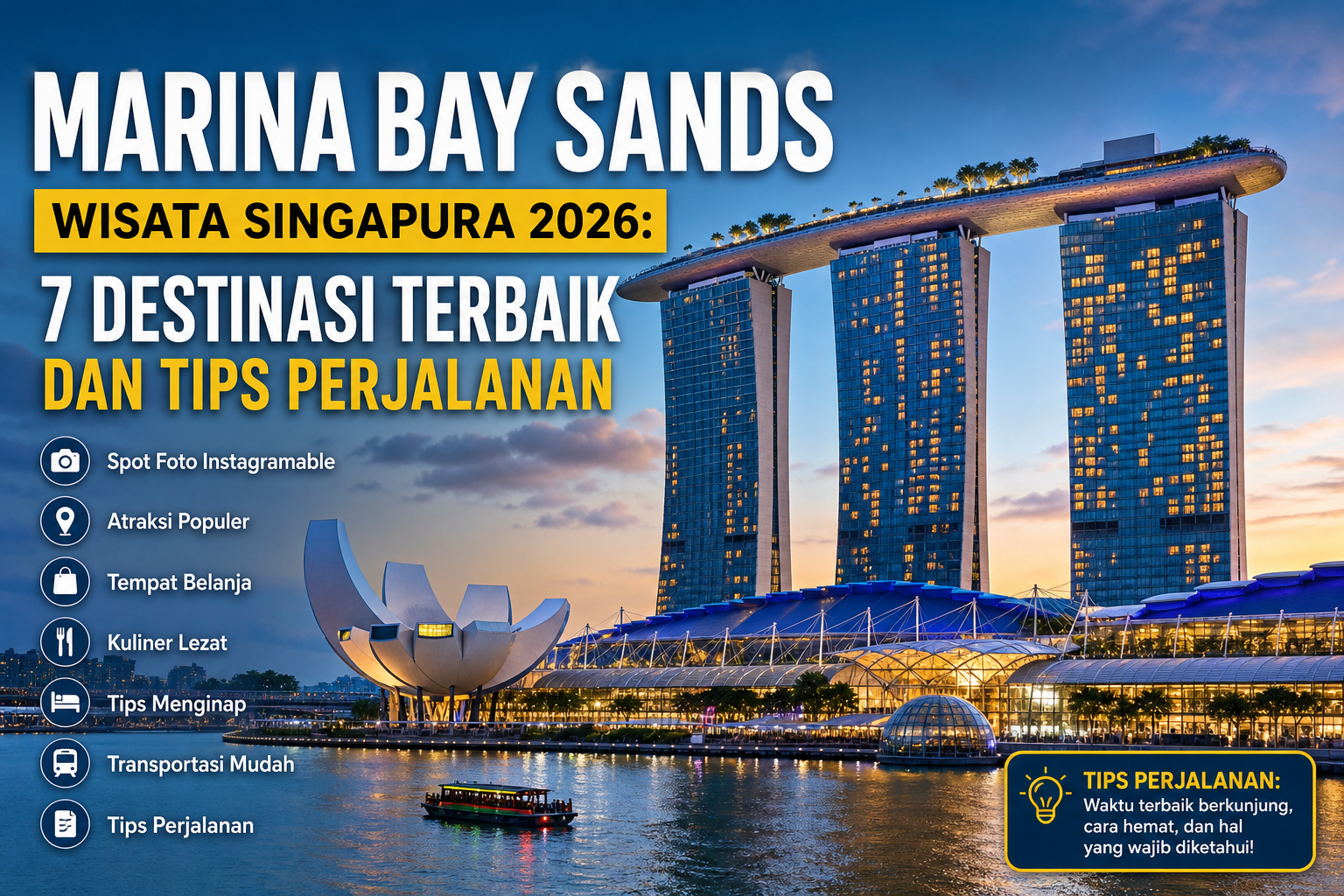 1. Marina Bay Sands - singapura