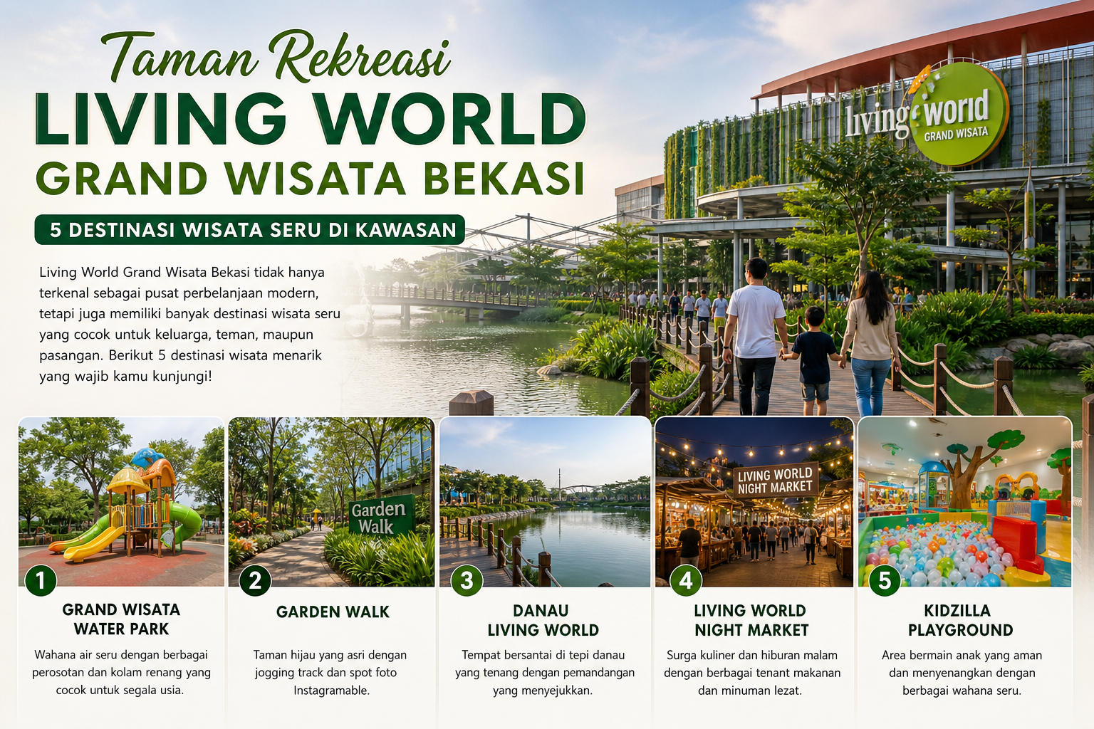 1. Taman Rekreasi - bekasi