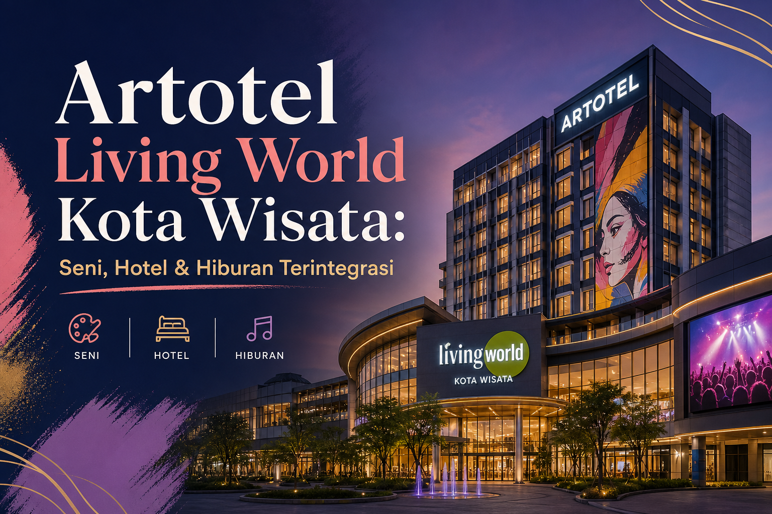 artotel - Artotel Living World Kota Wisata: Seni, Hotel & Hiburan Terintegrasi
