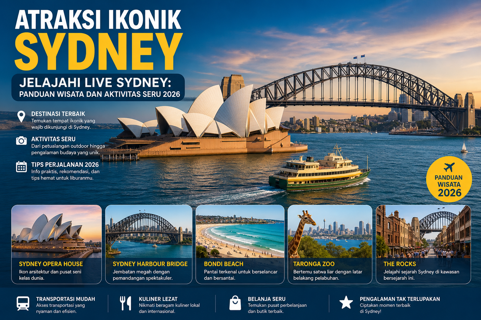 Atraksi Ikonik Sydney - sydney