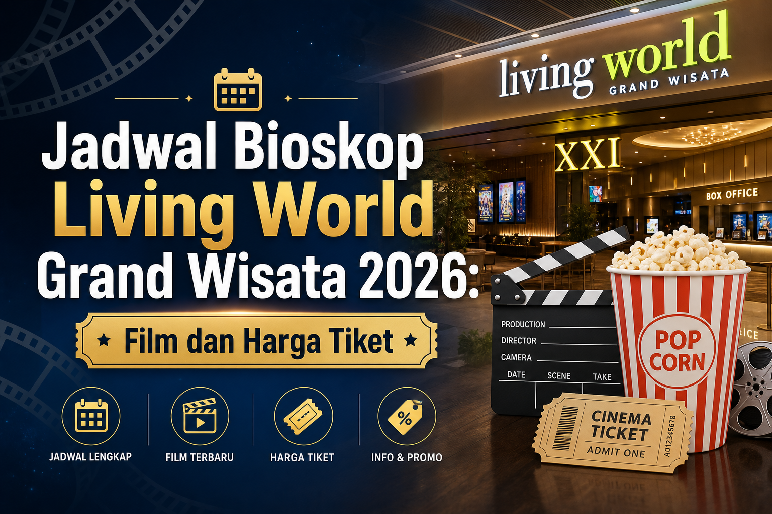 bioskop - Jadwal Bioskop Living World Grand Wisata 2026: Film dan Harga Tiket
