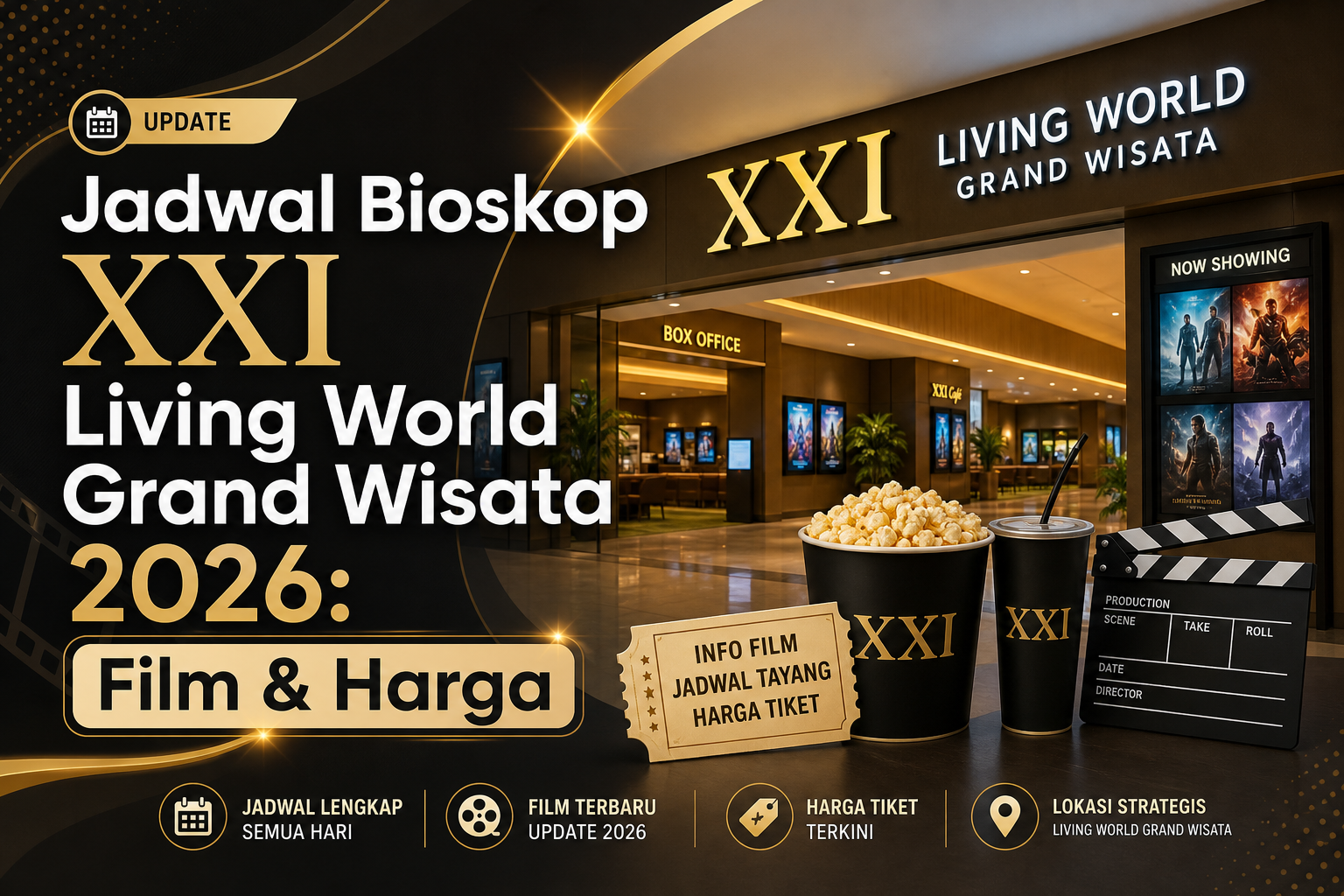 bioskop - Jadwal Bioskop XXI Living World Grand Wisata 2026: Film & Harga