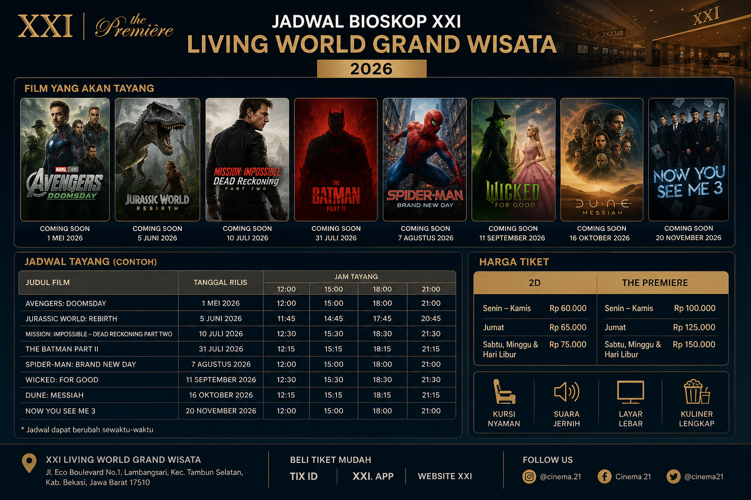 Film yang Akan Tayang - bioskop