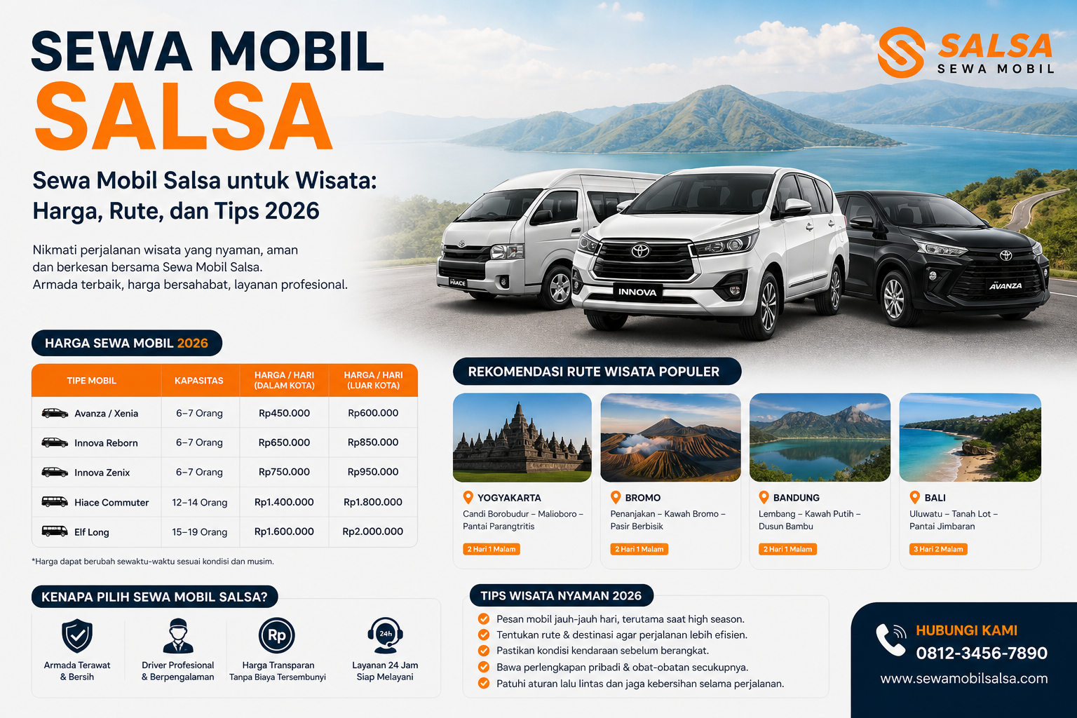 Harga Sewa Mobil Salsa - salsa