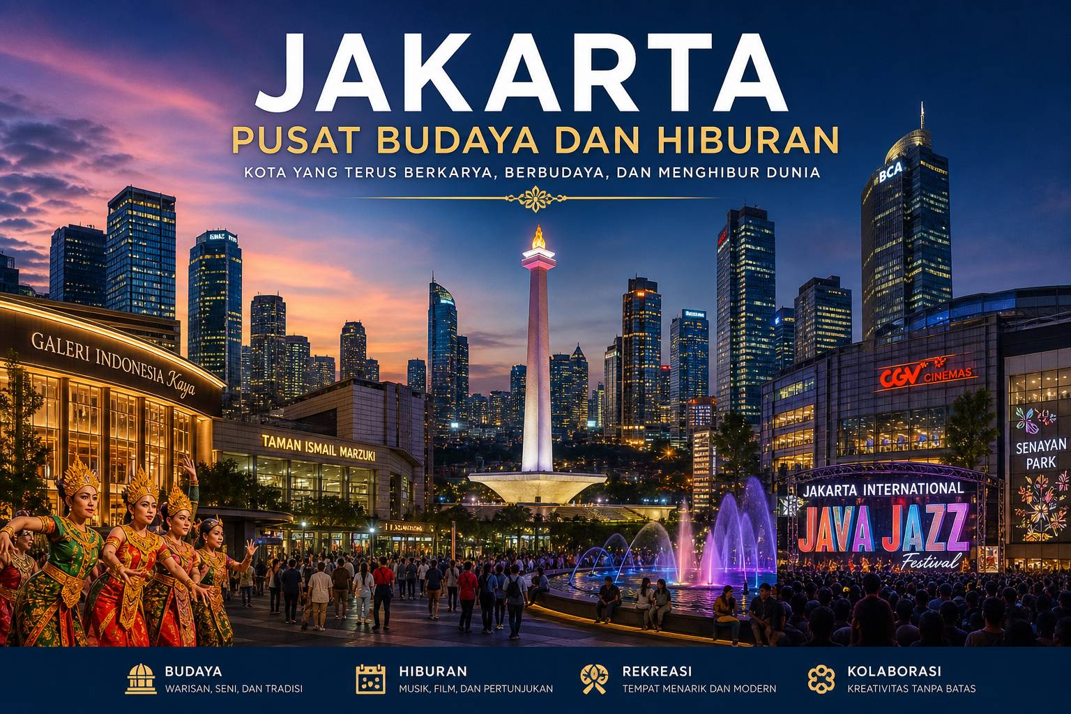 Jakarta: Pusat Budaya dan Hiburan - kota