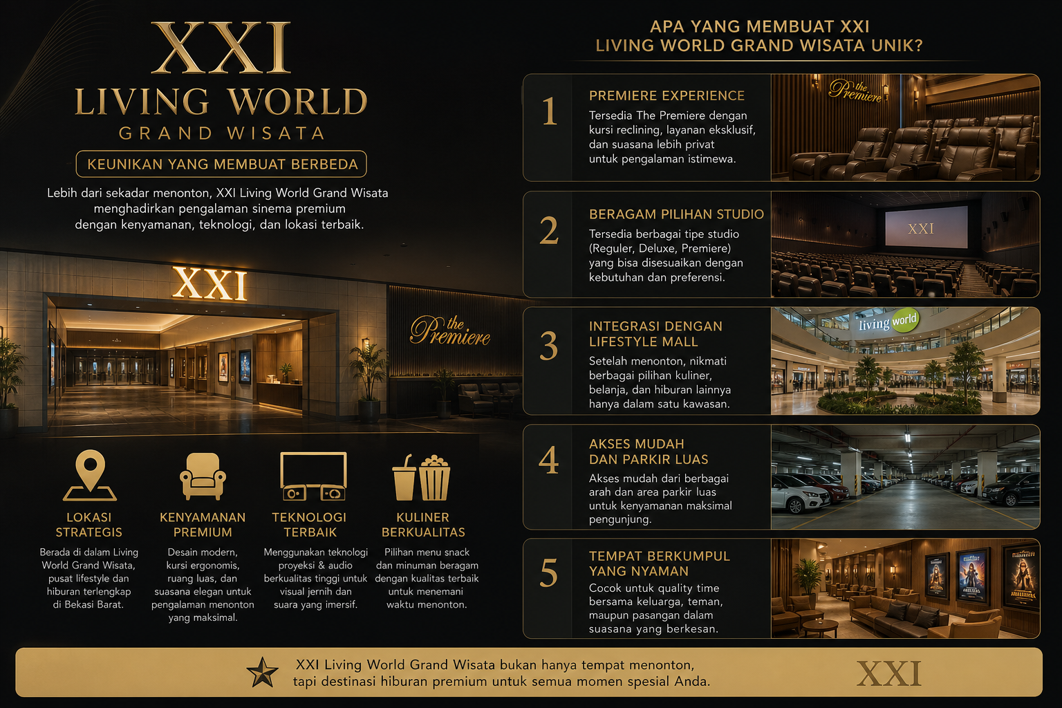Keunikan XXI Living World Grand Wisata - grand