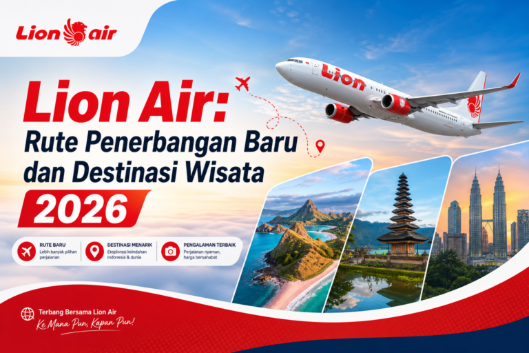 lion - Lion Air: Rute Penerbangan Baru dan Destinasi Wisata 2026