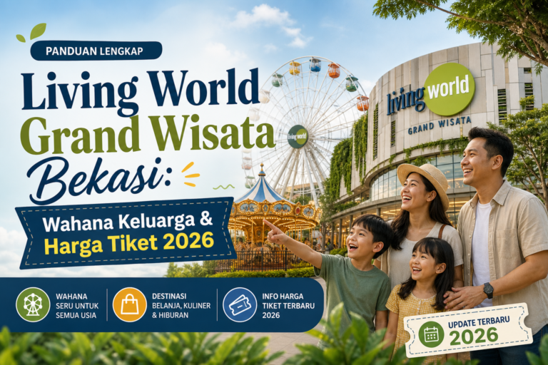living - Living World Grand Wisata Bekasi: Wahana Keluarga & Harga Tiket 2026