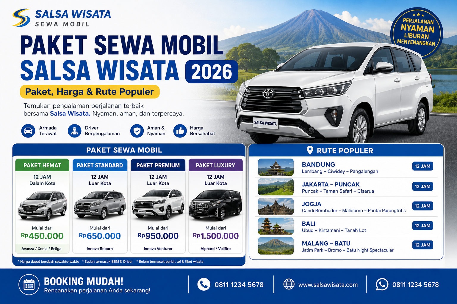 Paket Sewa Mobil - salsa