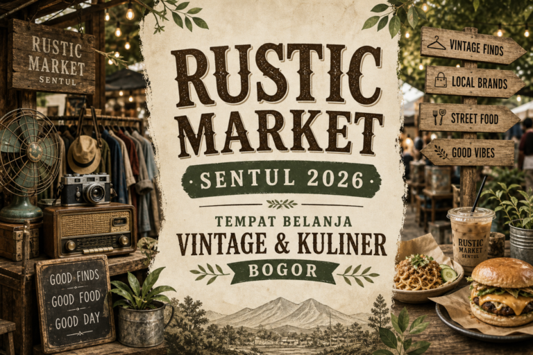 sentul - Rustic Market Sentul 2026: Tempat Belanja Vintage & Kuliner Bogor