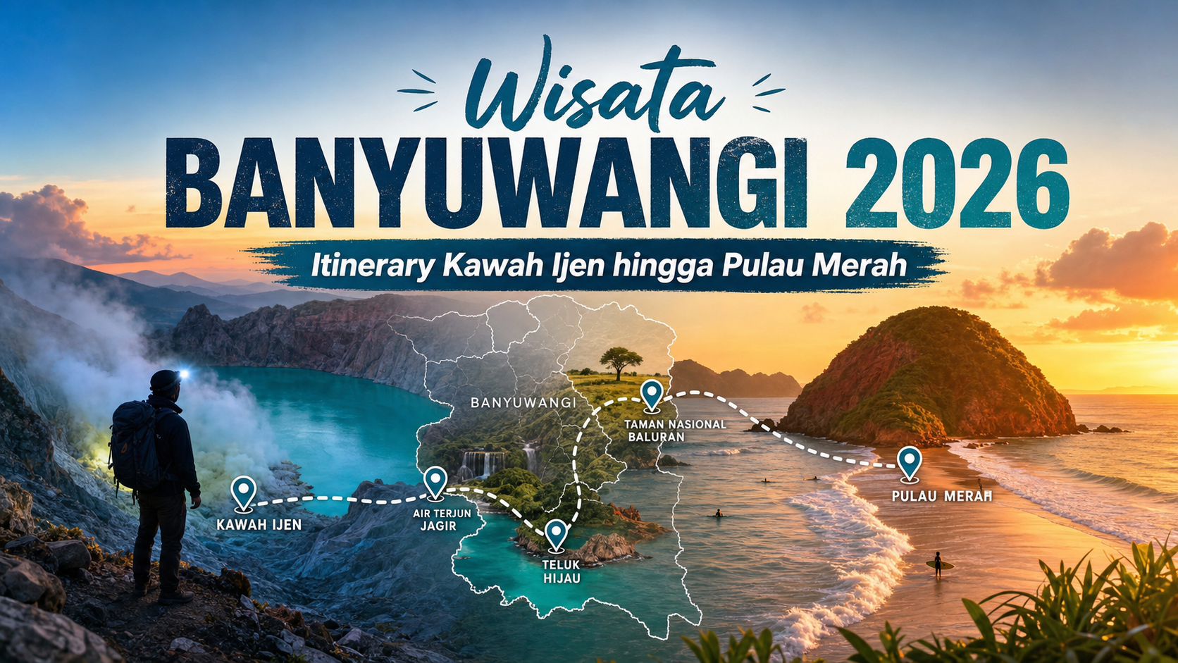 banyuwangi - Wisata Banyuwangi 2026: Itinerary Kawah Ijen hingga Pulau Merah