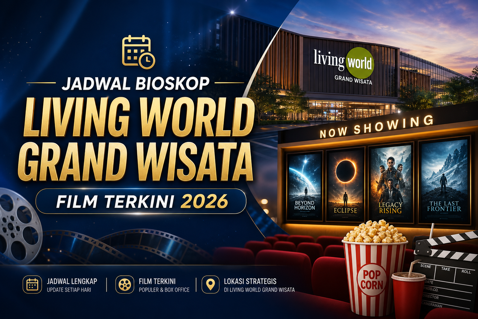 bioskop - Jadwal Bioskop Living World Grand Wisata: Film Terkini 2026