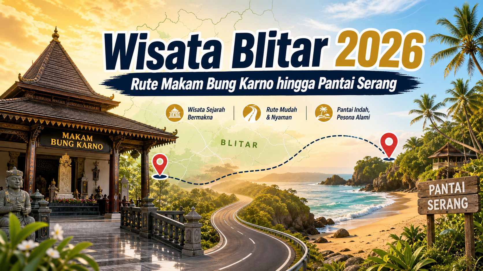 blitar - Wisata Blitar 2026: Rute Makam Bung Karno hingga Pantai Serang