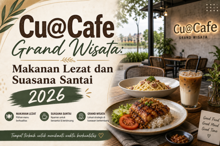cafe - Cu@Cafe Grand Wisata: Makanan Lezat dan Suasana Santai 2026
