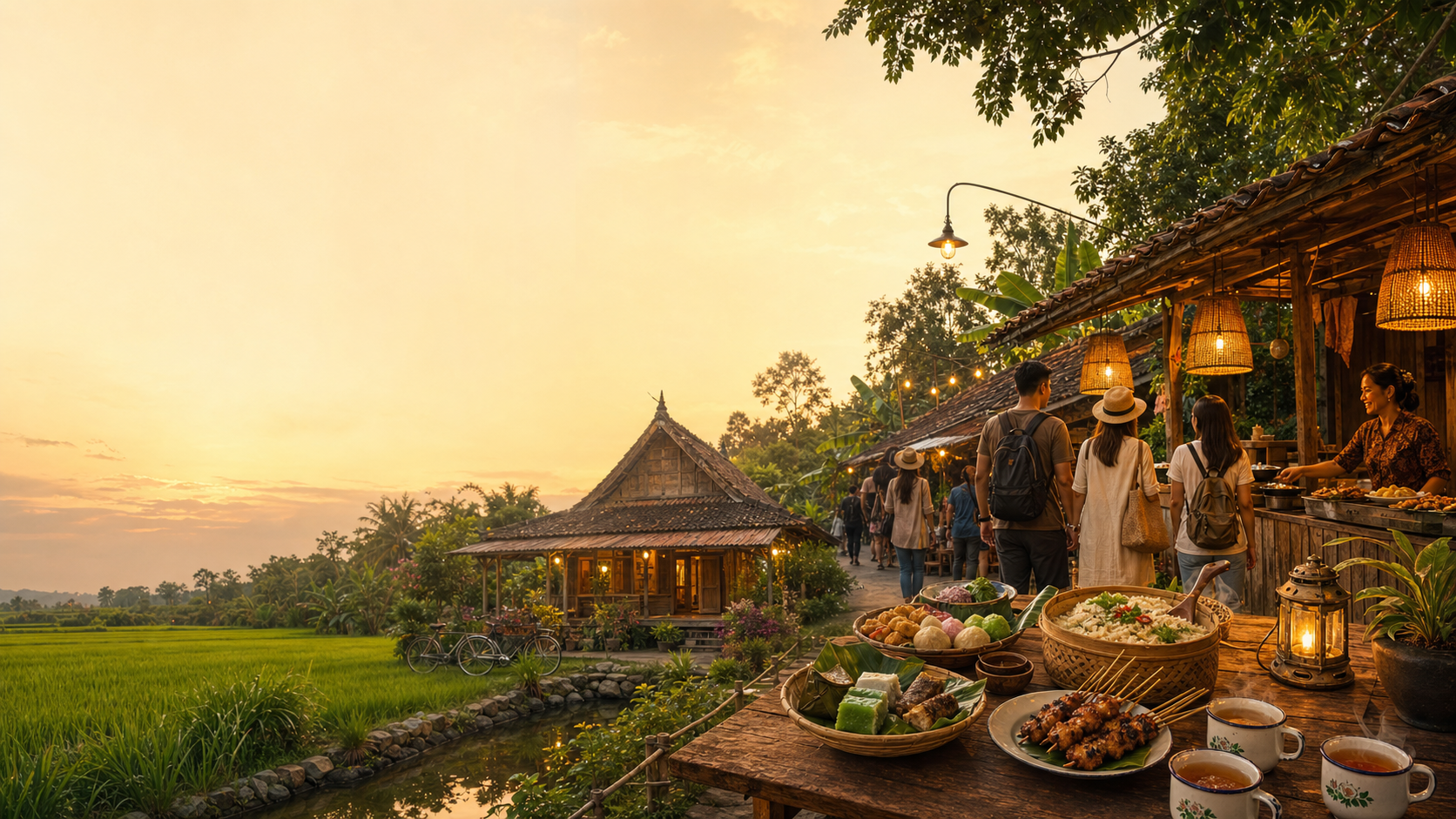 dusun - Wisata Dusun Kuliner 2026: Food Tour Sore dan Homestay Desa Nyaman