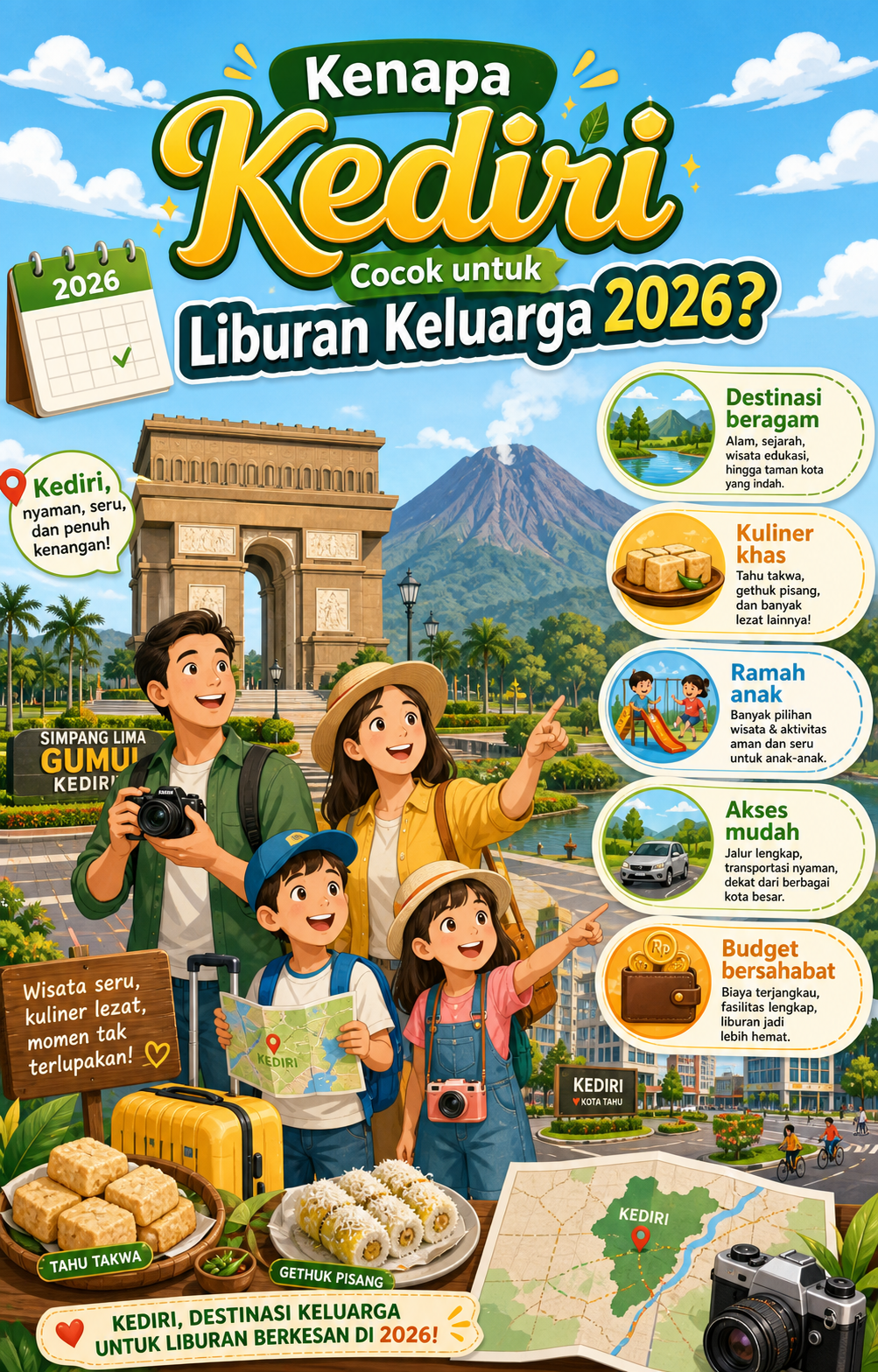 Kenapa Kediri Cocok untuk Liburan Keluarga 2026? - kediri