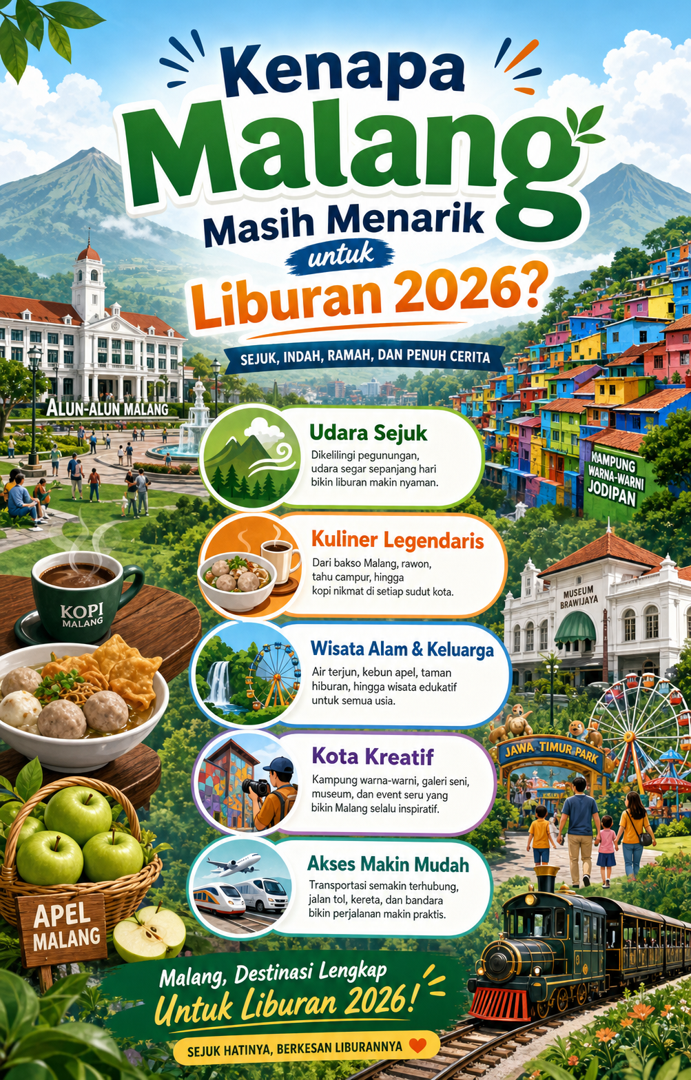 Kenapa Malang Masih Menarik untuk Liburan 2026? - malang