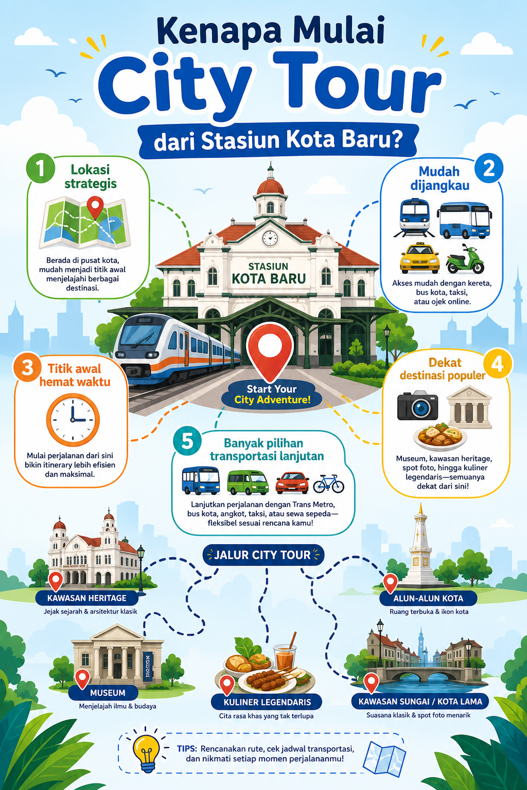Kenapa Mulai City Tour dari Stasiun Kota Baru? - malang