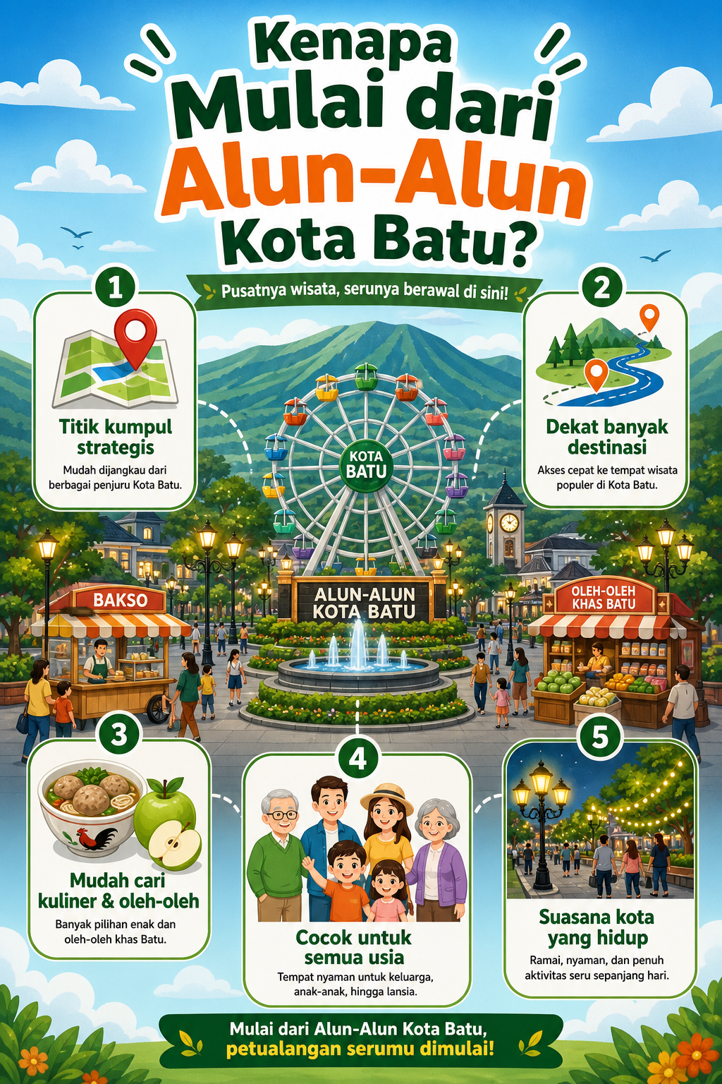 Kenapa Mulai dari Alun-Alun Kota Batu? - batu