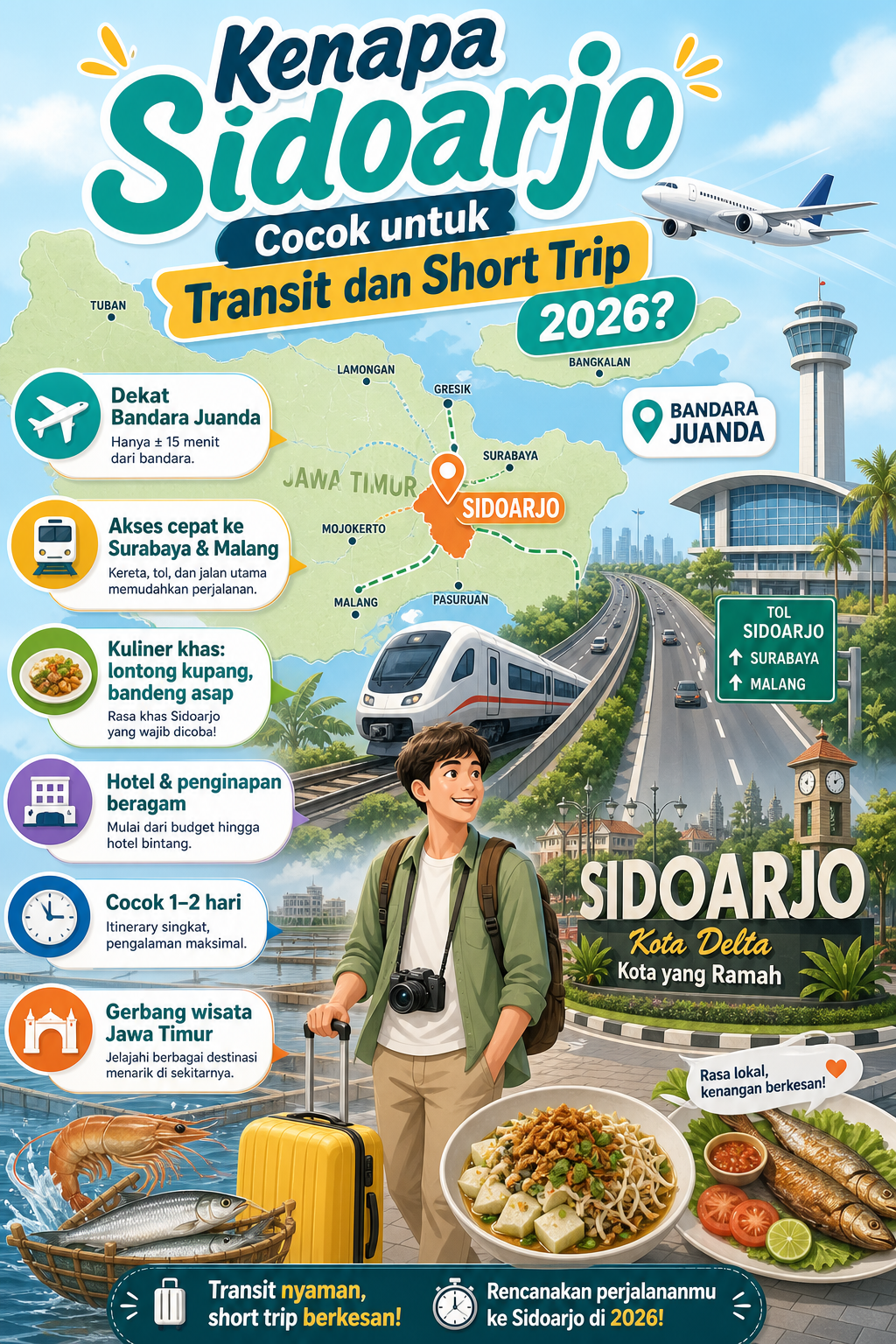 Kenapa Sidoarjo Cocok untuk Transit dan Short Trip 2026? - sidoarjo