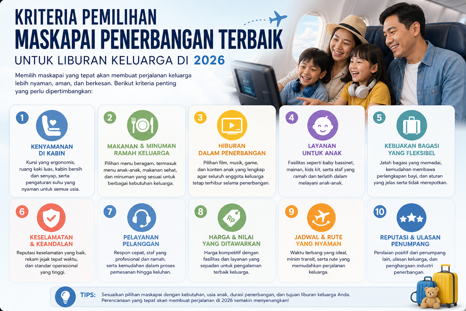 Kriteria Pemilihan Maskapai - maskapai