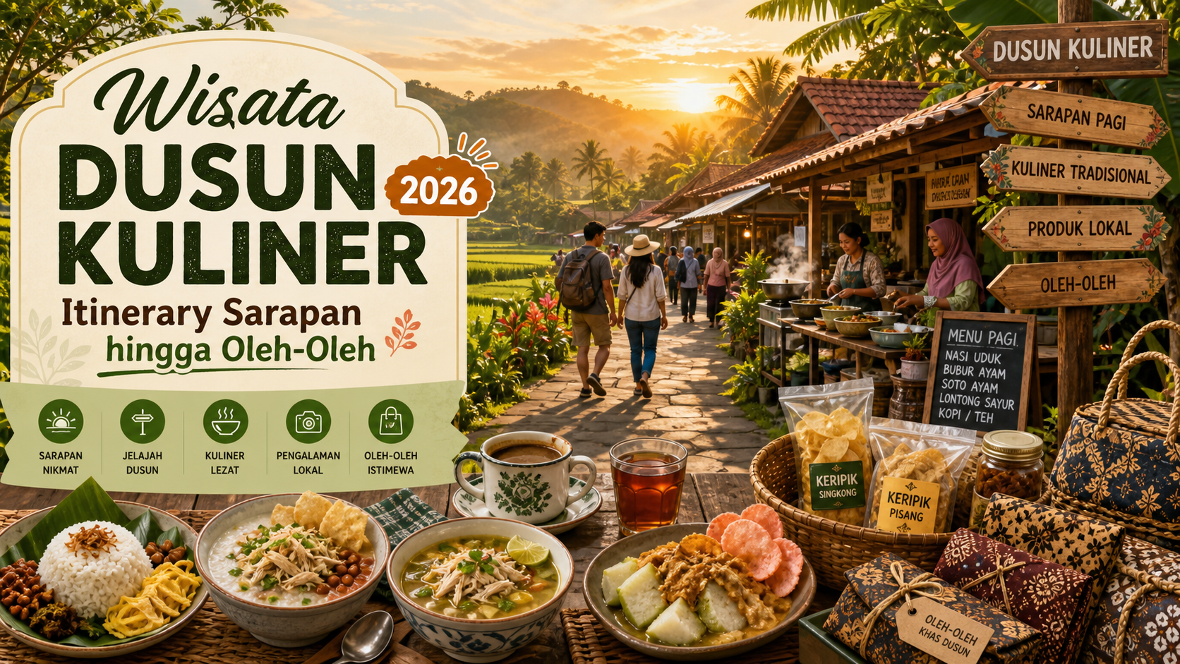 kuliner - Wisata Dusun Kuliner 2026: Itinerary Sarapan hingga Oleh-Oleh