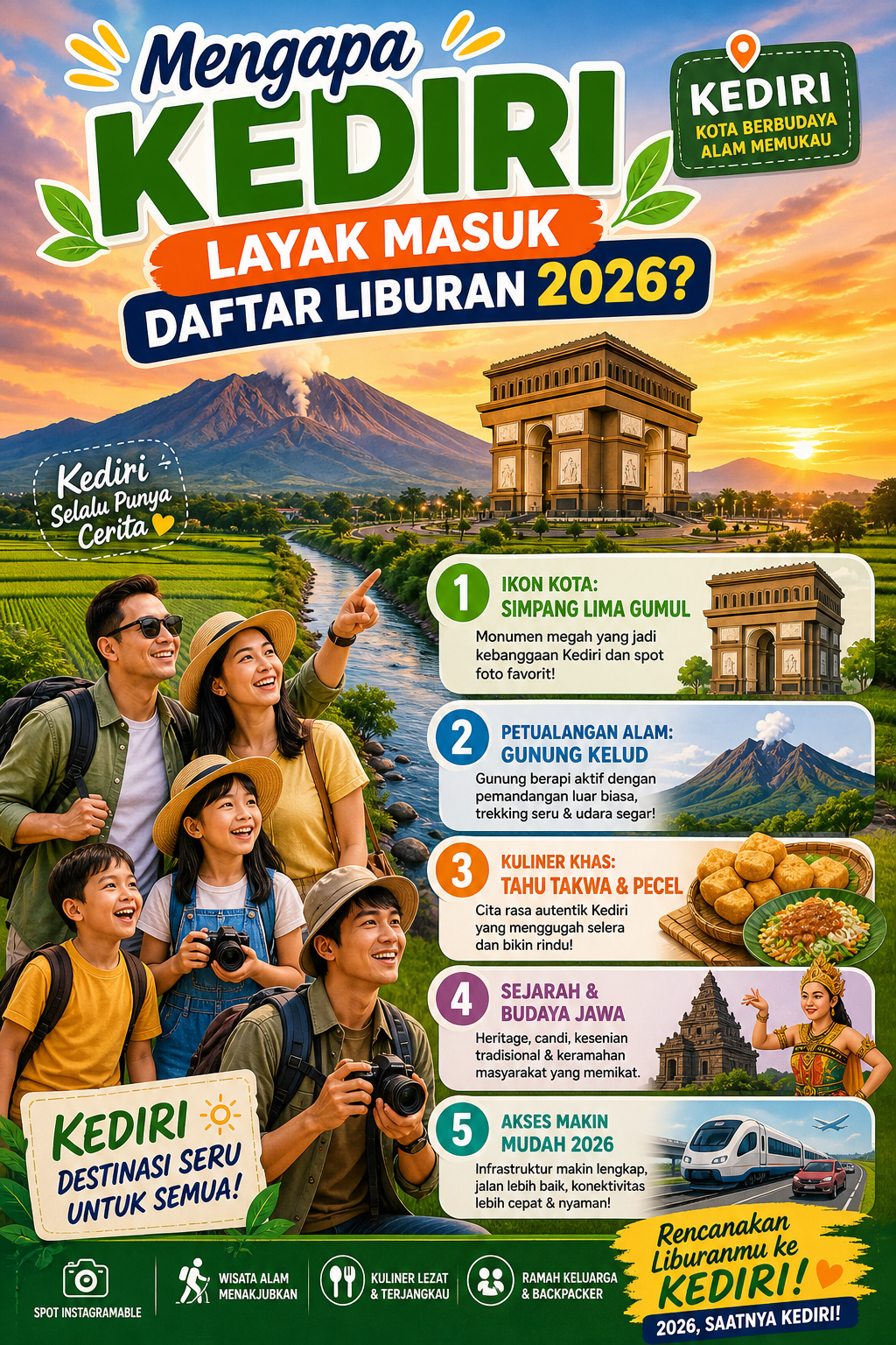 Mengapa Kediri Layak Masuk Daftar Liburan 2026? - kediri