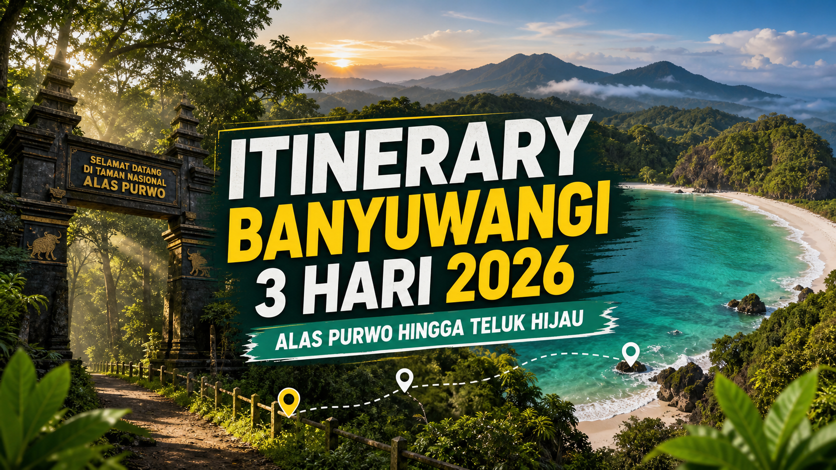 banyuwangi - Itinerary Banyuwangi 3 Hari 2026: Alas Purwo hingga Teluk Hijau