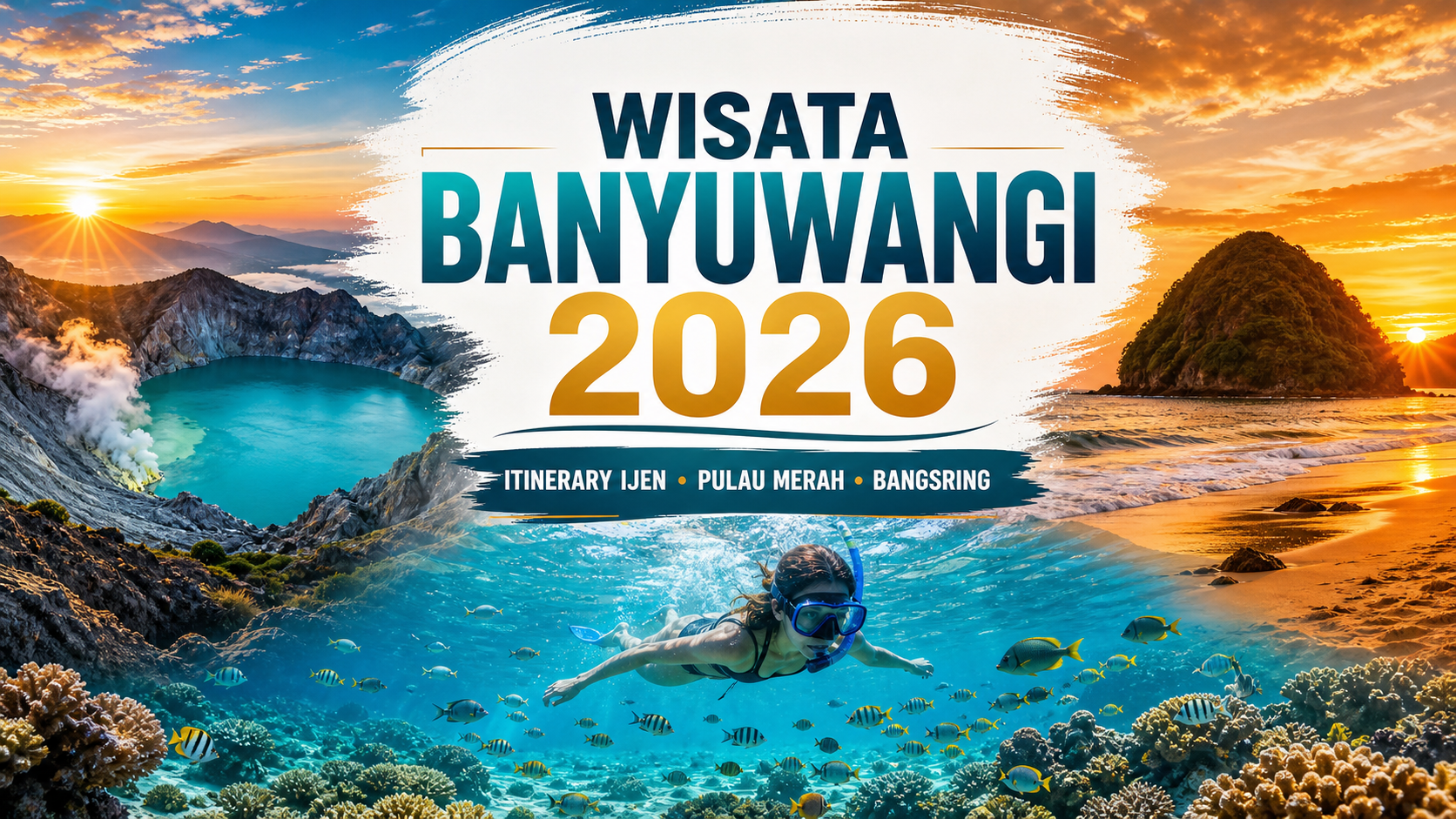 banyuwangi - Wisata Banyuwangi 2026: Itinerary Ijen, Pulau Merah, Bangsring