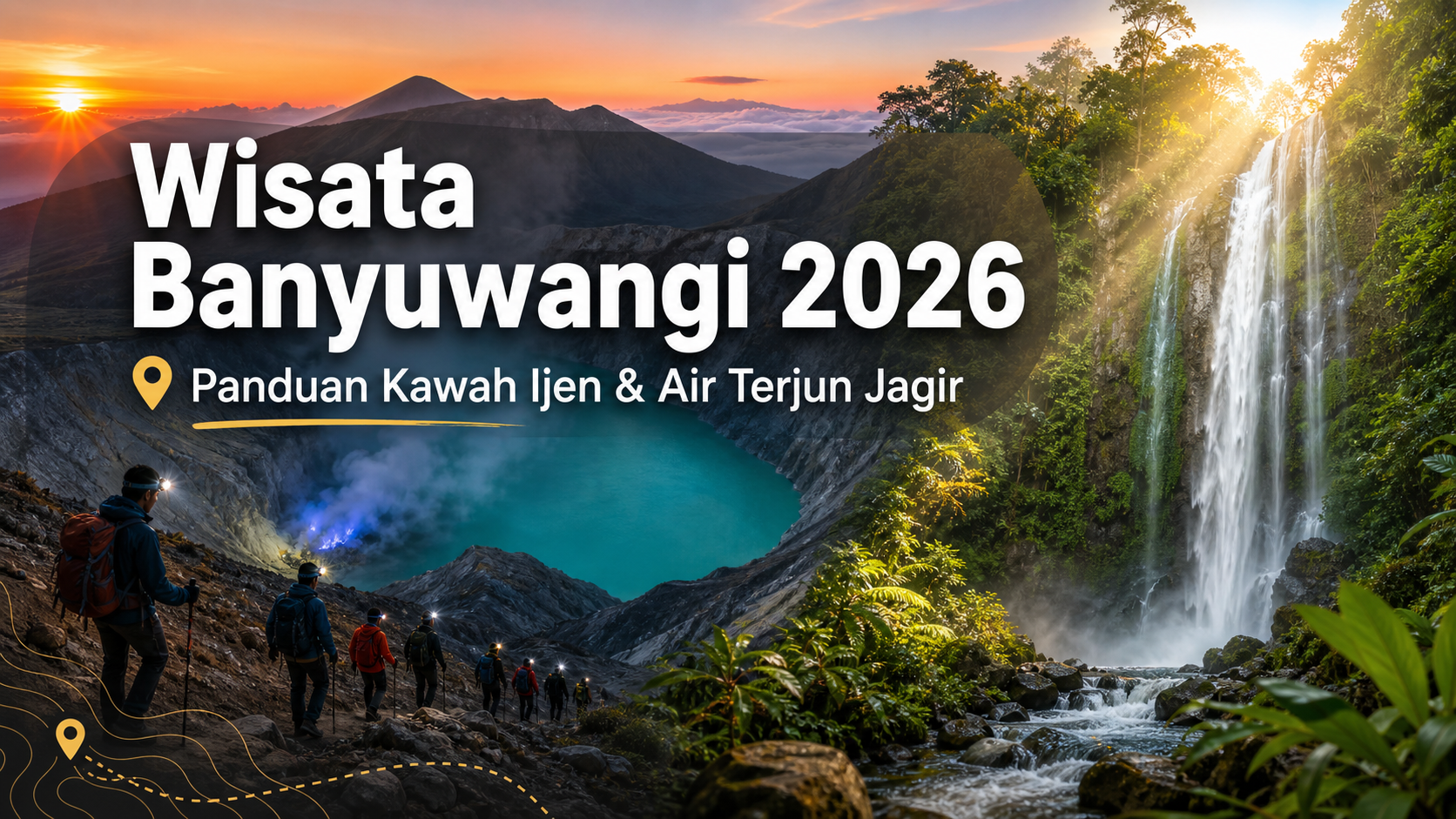banyuwangi - Wisata Banyuwangi 2026: Panduan Kawah Ijen dan Air Terjun Jagir