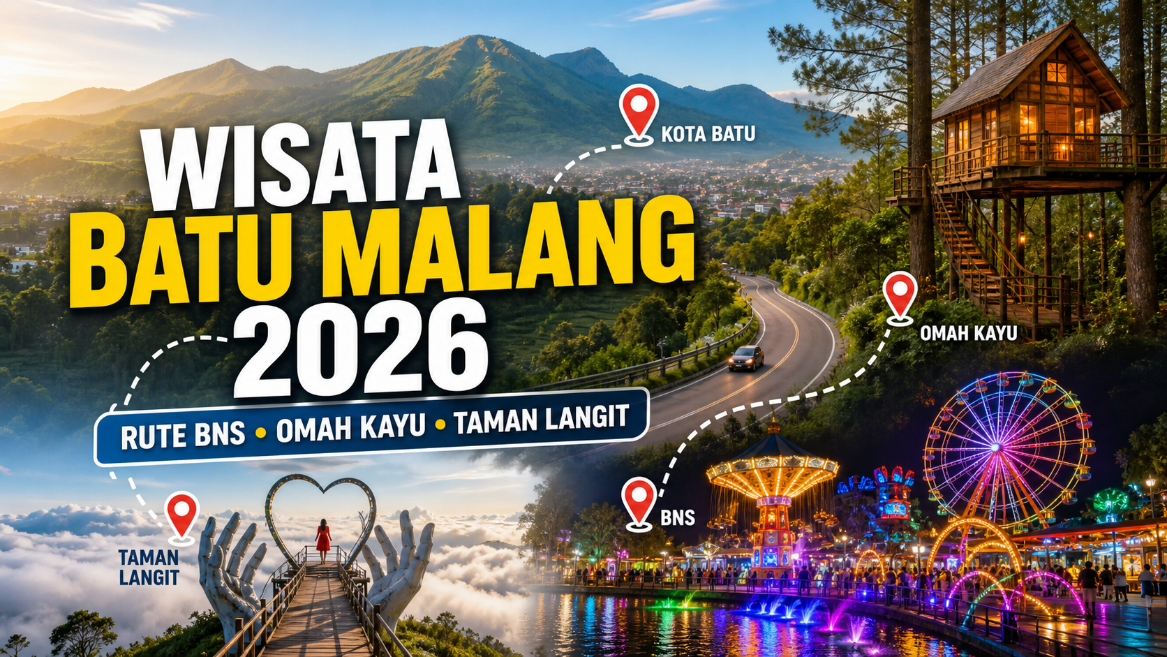 batu - Wisata Batu Malang 2026: Rute BNS, Omah Kayu, dan Taman Langit