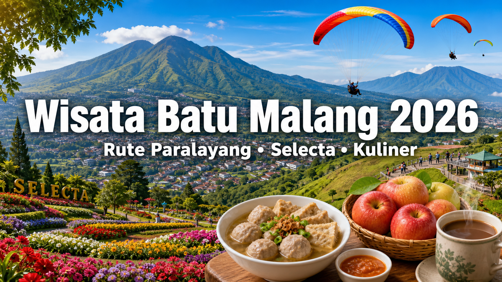 batu - Wisata Batu Malang 2026: Rute Paralayang, Selecta, dan Kuliner