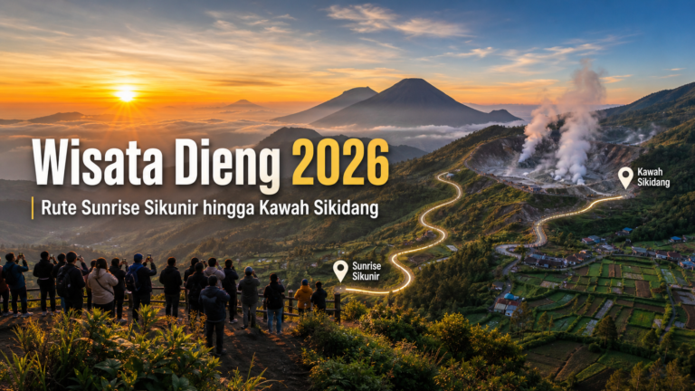 dieng - Wisata Dieng 2026: Rute Sunrise Sikunir hingga Kawah Sikidang