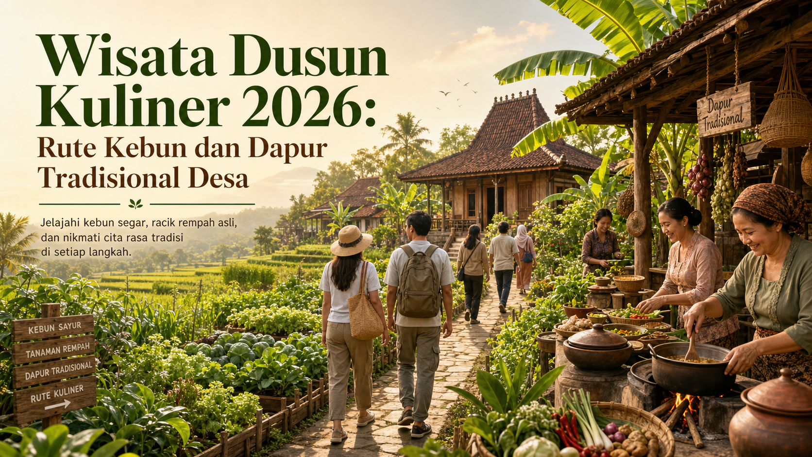 dusun - Wisata Dusun Kuliner 2026: Rute Kebun dan Dapur Tradisional Desa
