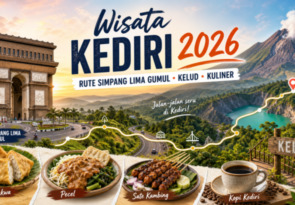 kediri - Wisata Kediri 2026: Rute Simpang Lima Gumul hingga Kelud dan Kuliner