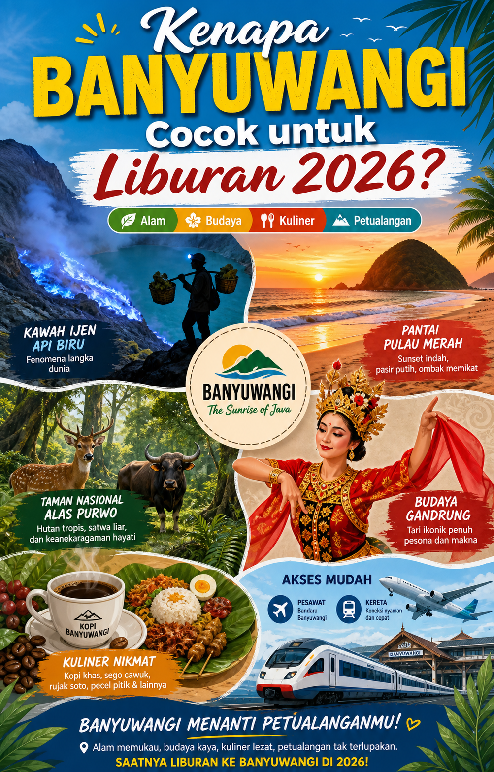Kenapa Banyuwangi Cocok untuk Liburan 2026? - banyuwangi
