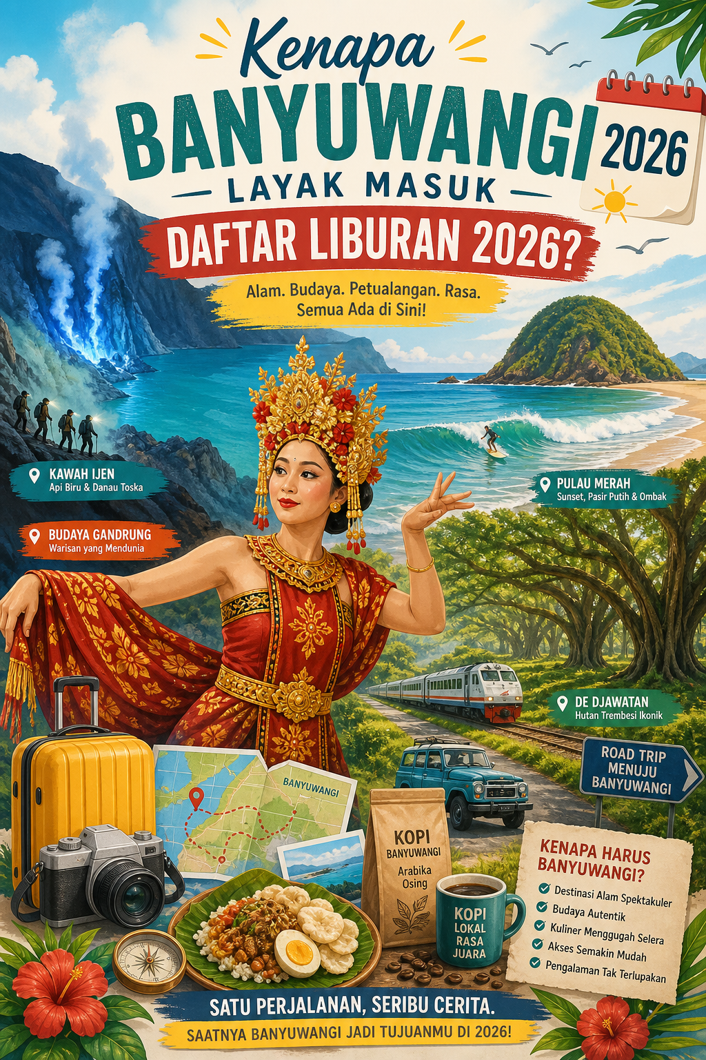 Kenapa Banyuwangi Layak Masuk Daftar Liburan 2026? - banyuwangi