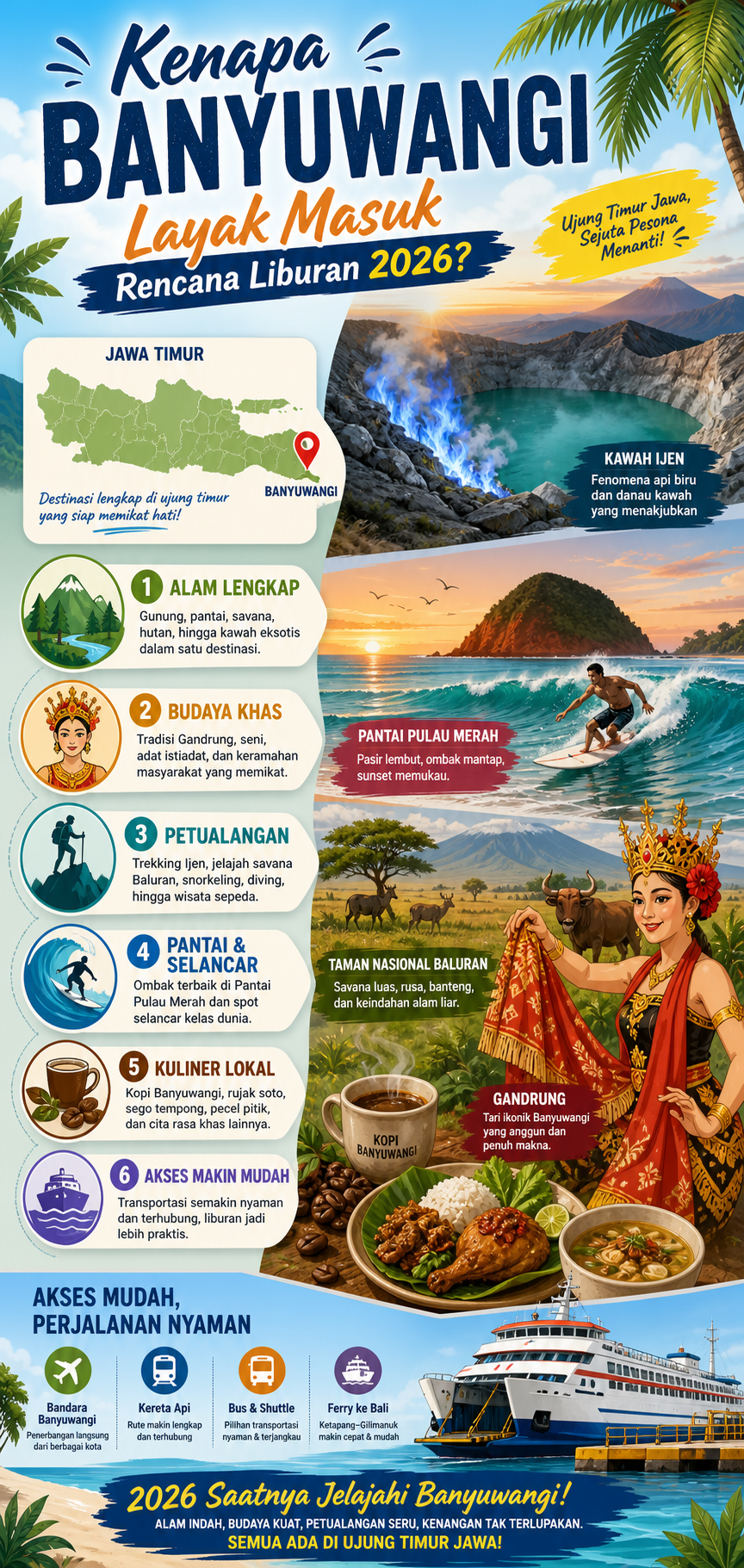 Kenapa Banyuwangi Layak Masuk Rencana Liburan 2026? - banyuwangi