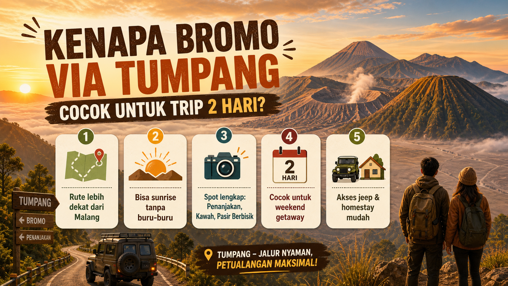 Kenapa Bromo via Tumpang Cocok untuk Trip 2 Hari? - malang