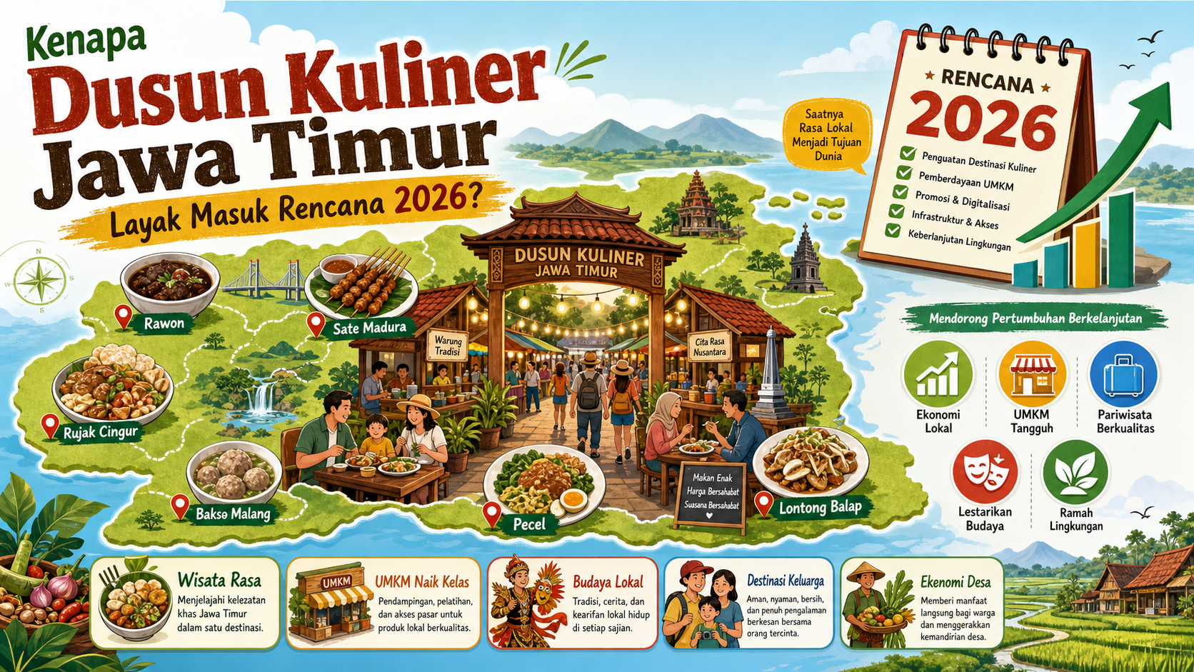 Kenapa Dusun Kuliner Jawa Timur Layak Masuk Rencana 2026? - kuliner