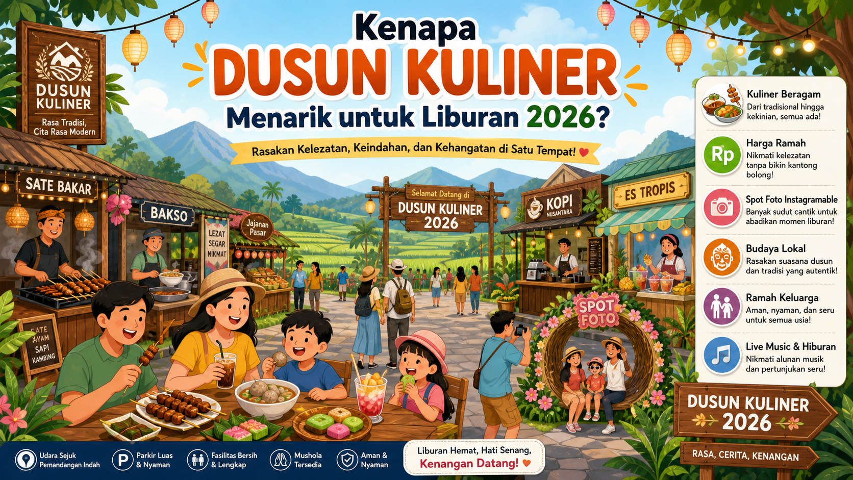 Kenapa Dusun Kuliner Menarik untuk Liburan 2026? - dusun