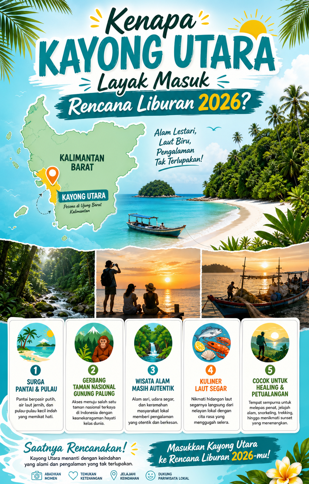 Kenapa Kayong Utara Layak Masuk Rencana Liburan 2026? - kayong
