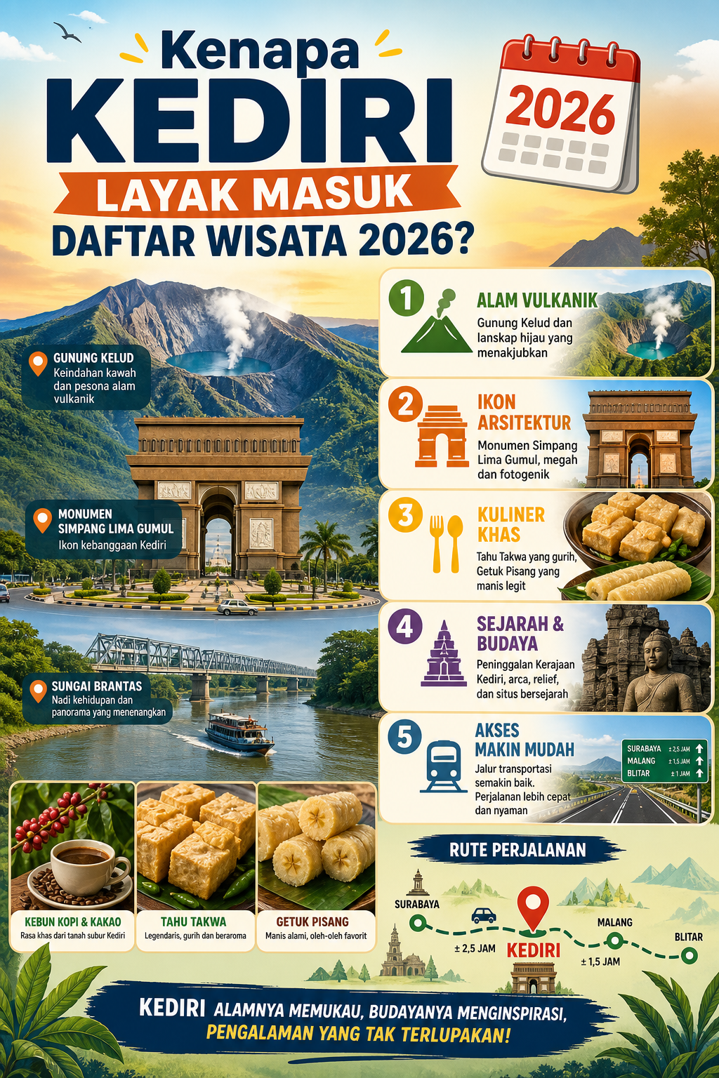 Kenapa Kediri Layak Masuk Daftar Wisata 2026? - kediri