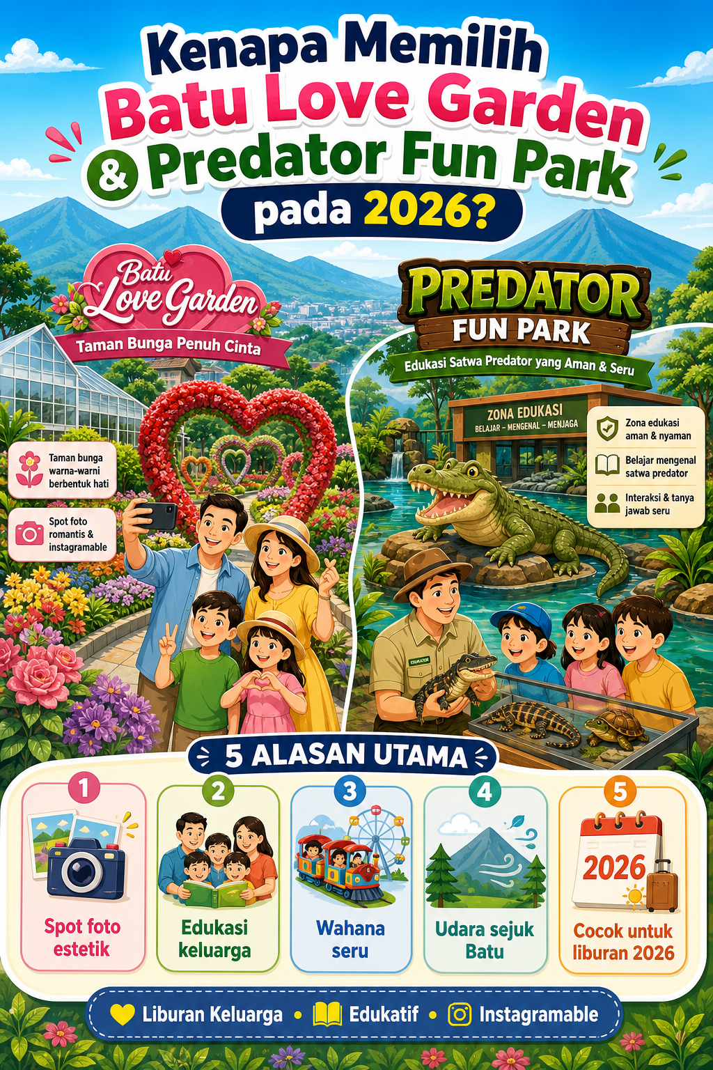 Kenapa Memilih Batu Love Garden dan Predator Fun Park pada 2026? - batu