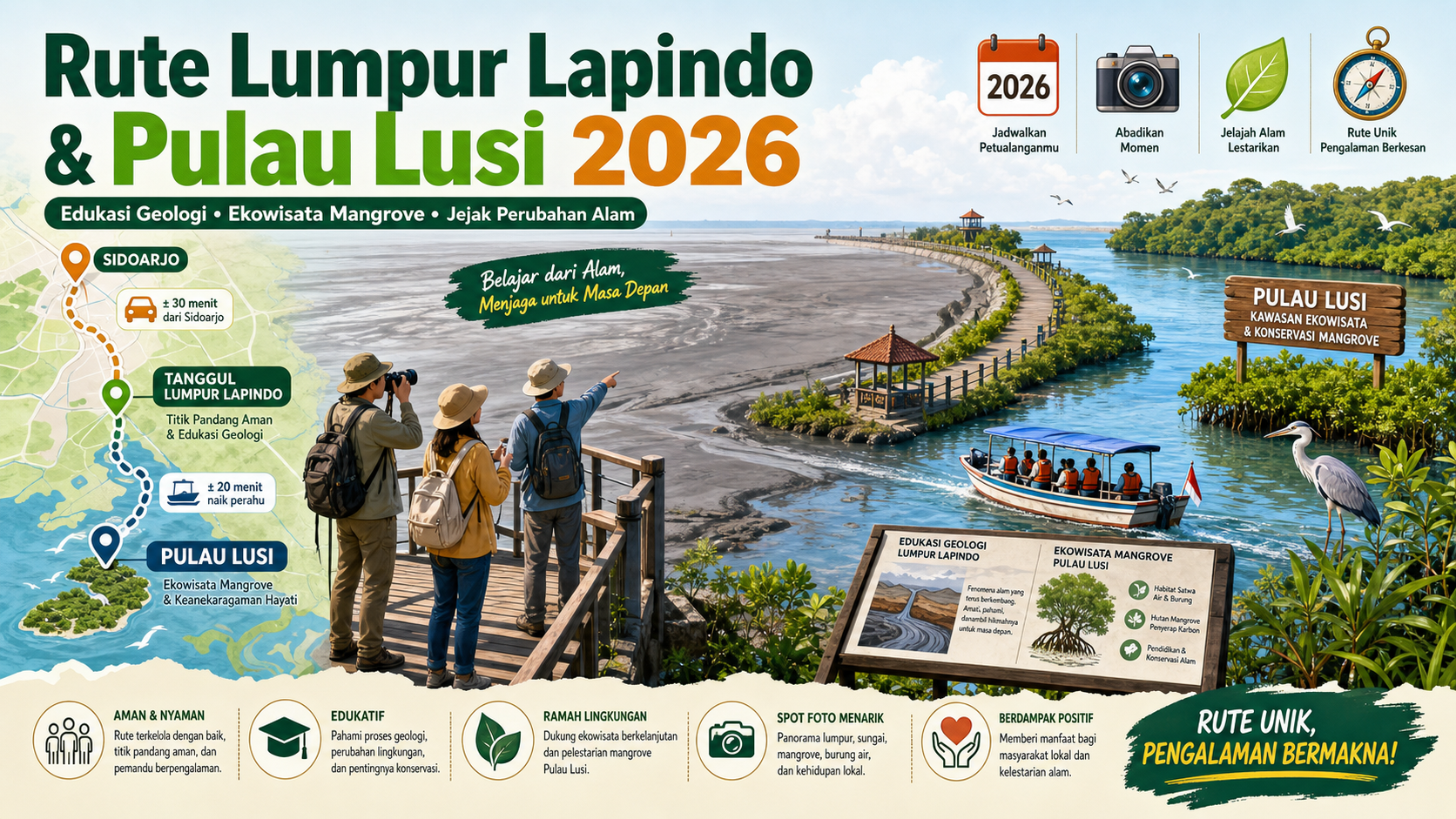 Kenapa Memilih Rute Lumpur Lapindo dan Pulau Lusi pada 2026? - sidoarjo