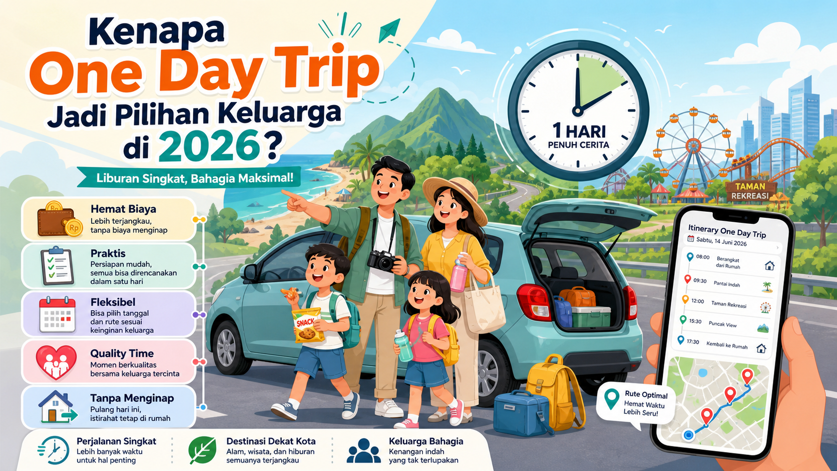 Kenapa One Day Trip Jadi Pilihan Keluarga di 2026? - wisata
