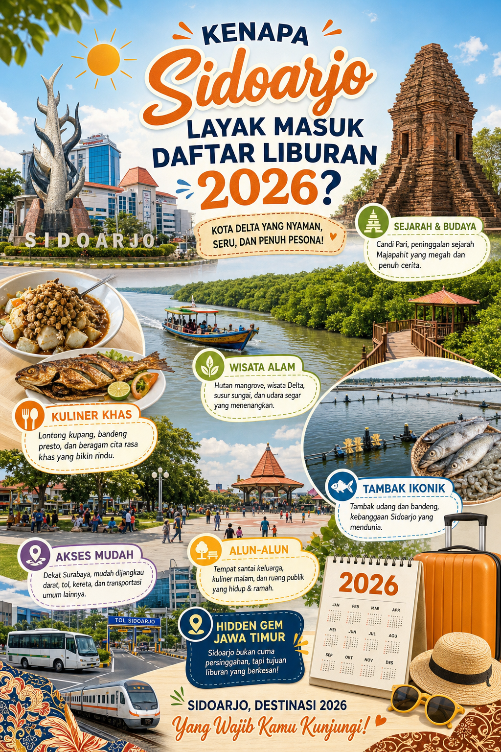 Kenapa Sidoarjo Layak Masuk Daftar Liburan 2026? - sidoarjo