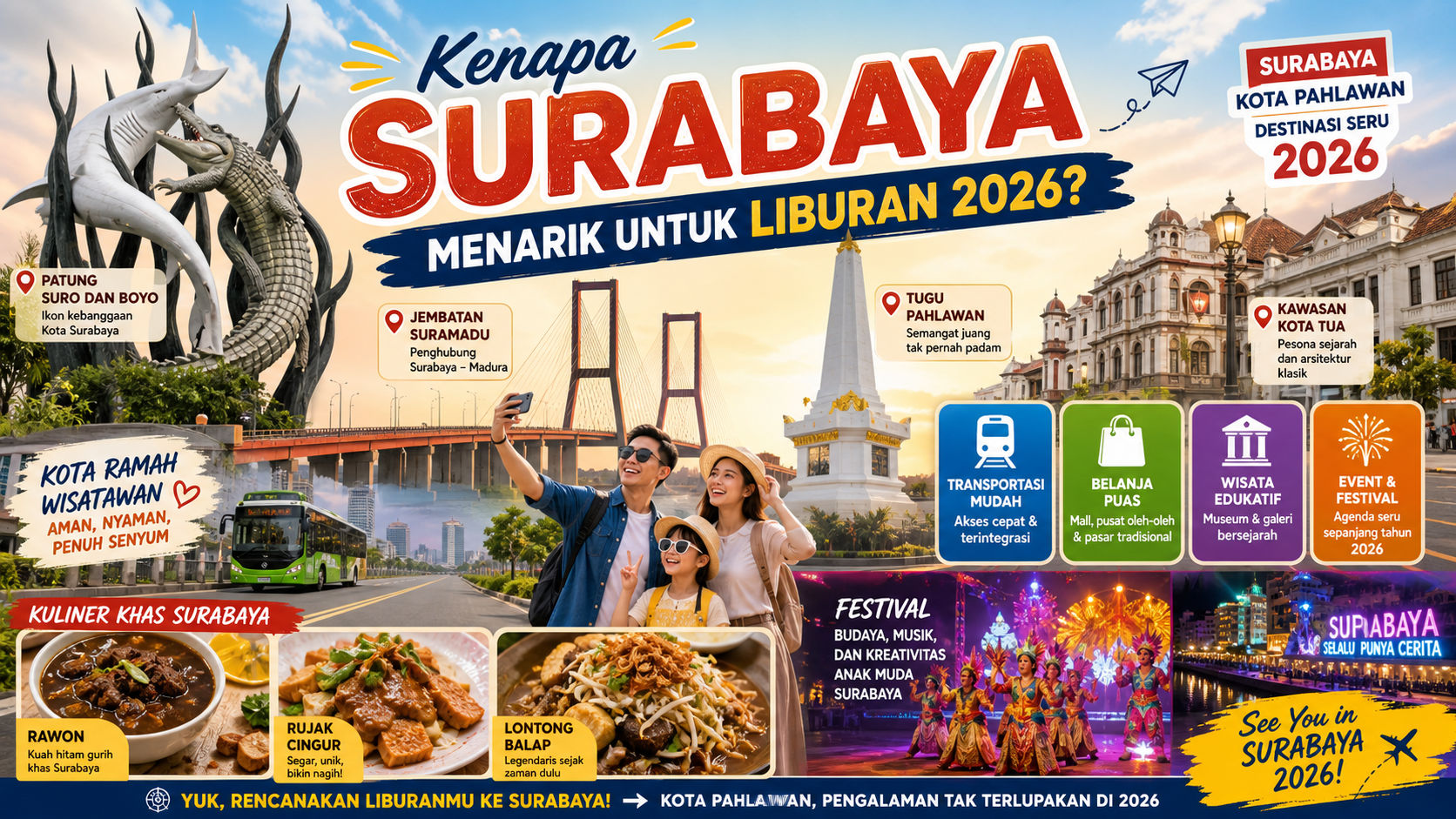 Kenapa Surabaya Menarik untuk Liburan 2026? - surabaya