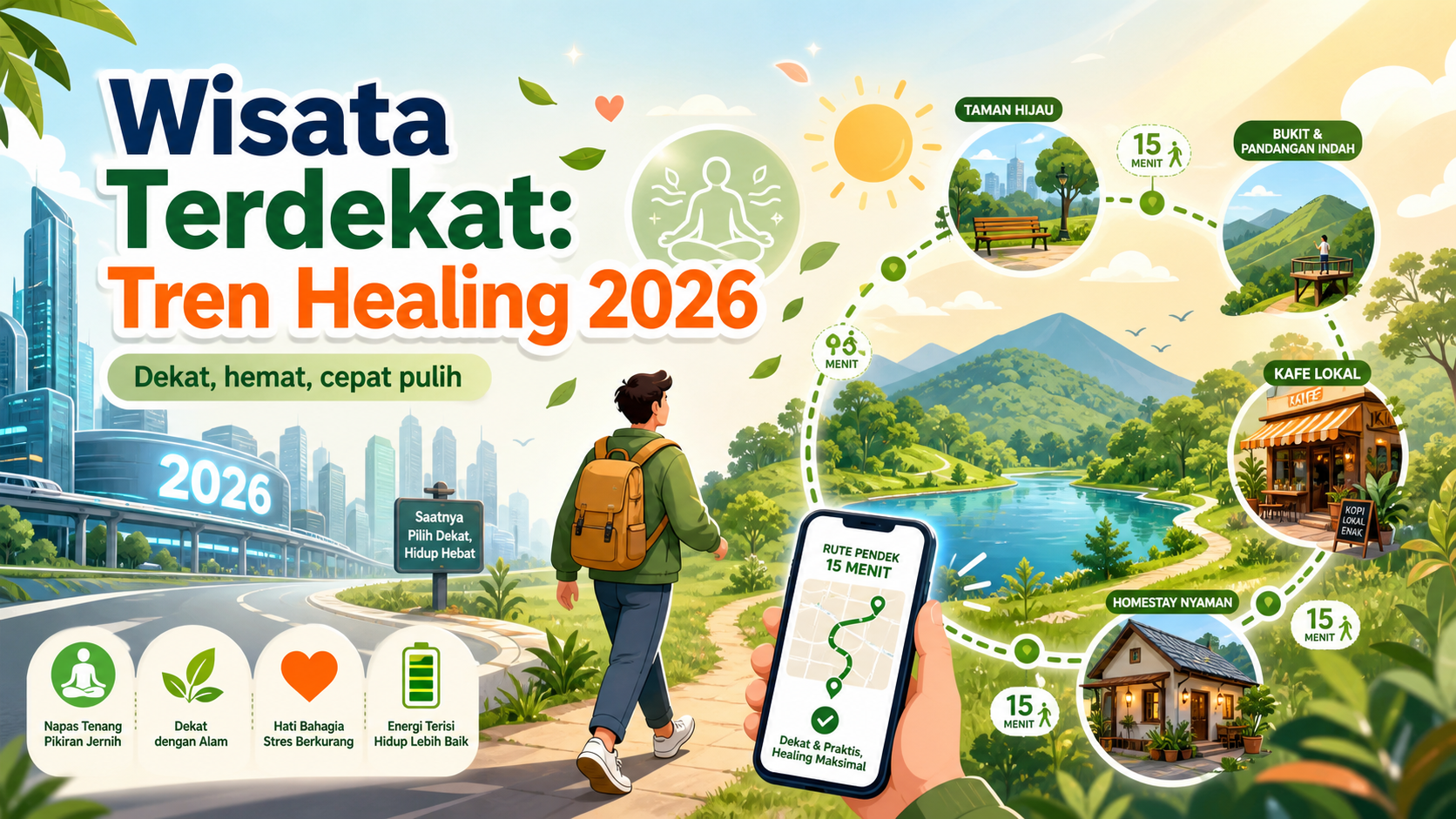 Kenapa Wisata Terdekat Jadi Tren Healing 2026? - wisata